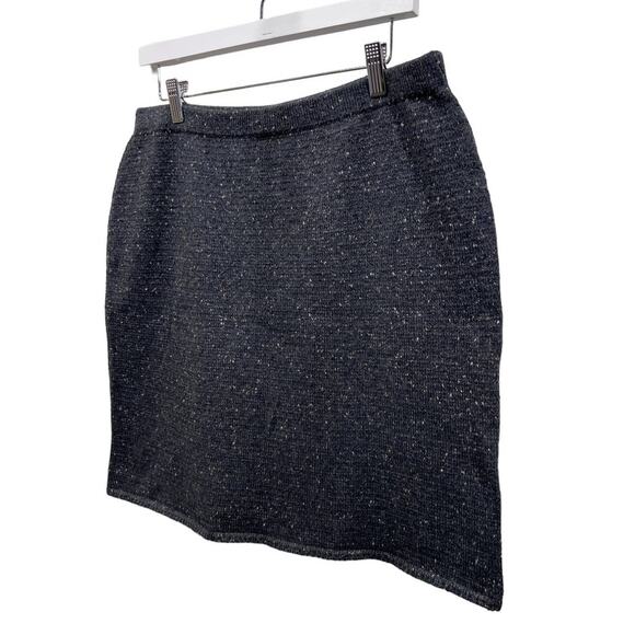 J.Jill Womens Size Small Pull On Sweater Knit Mini Skirt Heathered Gray - Picture 4 of 10